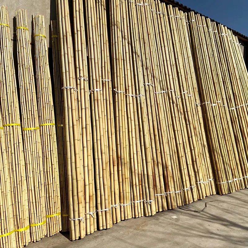 竹製ポール費用対効果の高いカスタムサイズ純粋天然moso乾燥建設用
