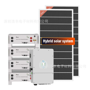 ระบบพลังงานแสงอาทิตย์ 30KW-50KW แบบออฟกริด ไฮบริด พร้อมแบตเตอรี่ลิเธียมไอออนเชิงพาณิชย์ - Product Image 3