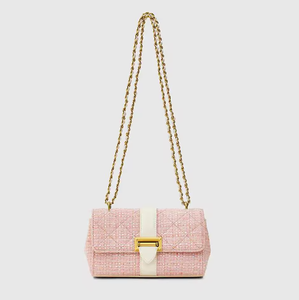 Sac à bandoulière en tissu fleuri personnalisé pour femmes, sac à chaîne tendance pour femmes, sac bandoulière - Product Image 1