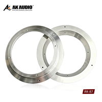 Adaptateur de haut-parleur en aluminium CNC AK-87 de 6,5 pouces pour VW Magotan/Sagitar/Touran/Passat B7 et Skoda Octavia, joint d'étanchéité pour haut-parleur audio de voiture