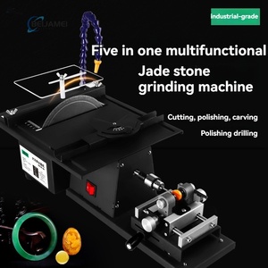 1850W Integrated Jewelry Polisher Gemstone Cutting Machine Small Table Grinder Jade Polishing <strong>Equipment</strong> for <strong>Bead</strong> Jade <strong>Processing</strong> - Product Image 1