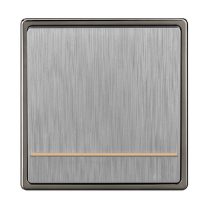 Prise murale universelle JUBEN standard 10A 250V en matériau PC, panneau gris, trou carré 86, interrupteur domestique, certifiée CE, 2 GANG - Product Image 5