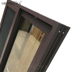 4x4 màu nâu điều khiển từ xa trượt <span class=keywords><strong>uPVC</strong></span> Windows Salm tối thiểu trượt Windows - Product Image 3