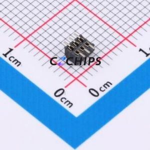 CLM-103-02-F-D Pin Socket SMD,P=1mm Connector ( Pitch: 1mm )( Row Spacing: 1mm )( Round Hole / Square Hole: Square Hole ) - Product Image 2