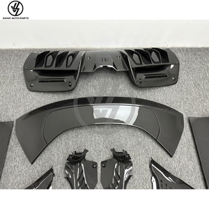 Nouvelles pièces automobiles de style OEM en fibre de carbone sèche, finition brillante, tissage sergé, pour kit de pare-chocs SF90, lèvre avant, aileron arrière, diffuseur arrière - Product Image 3