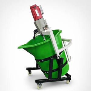 Mélangeur de ciment domestique 100L/200L, petit format, avec godet mélangeur en plastique à bec de canard, machine électrique pour plâtre et coulis auto-nivelant - Product Image 4