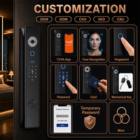 Resistente al Calor 100 ° Cerradura Inteligente C con Intercomunicador de Video y Reconocimiento Facial, IP66 Impermeable, para Regiones de Oriente Medio