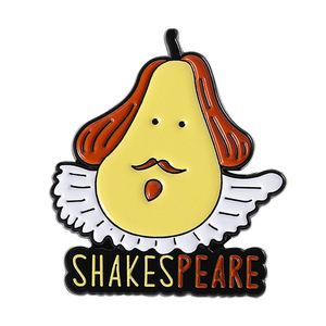 Ensemble de broches <span class=keywords><strong>Shakespeare</strong></span> culturelles, épingles de personnage littéraire de créateur, lettres en métal peintes, épingles de revers vintage, collection - Product Image 6