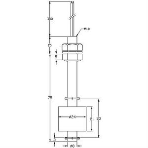 MJ-1075P 50W <span class=keywords><strong>220V</strong></span> 1A 레벨 플로트 스위치 - Product Image 4