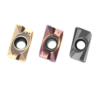 Inserts de fraisage CNC Fraise à face volante H2 Pièces en fonte d'acier inoxydable M2 Inserts de fraisage de grain de coupe