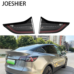 Accesorios para autos JOESHIER, luz trasera interior de 4 pines para Tesla M3/Y 21-23, conjunto de faros delanteros, luz diurna LED, lente de faro. - Product Image 1