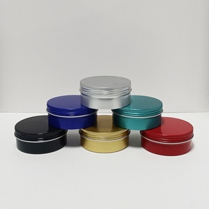 Envases Cosméticos Redondos de 5g, 10g, 20g, 30g, 50g, 60g, 80g, 100g, 120g, 150g, 200g, 250g, 400g, Latas de Aluminio Plateadas con Tapa de Rosca - Product Image 5