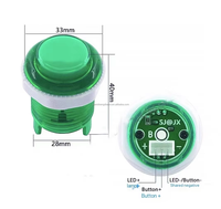Boutons de jeu d'arcade en plastique JSgaming OEM ODM, différentes couleurs, accessoires pour machines de jeu d'arcade