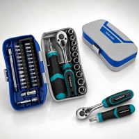 Coffret d'outils industriel polyvalent de 39 pièces en acier au chrome-vanadium avec clés Allen et tournevis pour la réparation automobile et l'assemblage sur banc de travail