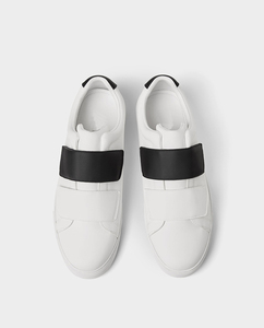Sneakers en PU à enfiler unisexes, design personnalisé, vente en gros, chaussures pour hommes, chaussures décontractées pour hommes - Product Image 2