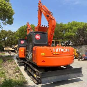 Mini-excavatrice sur chenilles Hitachi ZX70 d'occasion, modèle 2023, faible nombre d'heures, composants essentiels, machine de construction ZX60 ZX75 hydraulique - Product Image 5