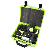 Nouvelle qualité industrielle 4D 16 lignes vert 360 degrés Auto-nivellement niveau Laser mesure croisée rotative
