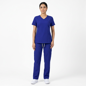 Tenues d'infirmière à manches courtes, ensembles de blouses médicales personnalisées, uniformes d'hôpital, blouses médicales pour infirmières - Product Image 1