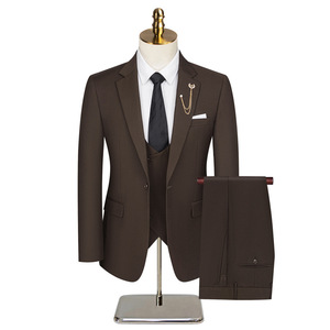 Traje <span class=keywords><strong>de</strong></span> Negocios <span class=keywords><strong>de</strong></span> 3 Piezas, Corte Entallado, <span class=keywords><strong>Tallas</strong></span> <span class=keywords><strong>Grandes</strong></span>, Vestido Formal para Oficina, Entrevista, Conferencia, <span class=keywords><strong>Boda</strong></span>, Novio y Padrino - Product Image 2