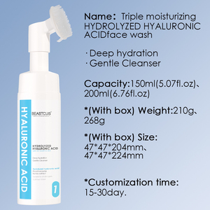 <span class=keywords><strong>Gel</strong></span> <span class=keywords><strong>Limpiador</strong></span> <span class=keywords><strong>Facial</strong></span> con Ácido Hialurónico, Blanqueador, Espumoso, Hidratante, para el Acné, Mousse de Limpieza Profunda, Exfoliante, con Cepillo <span class=keywords><strong>Limpiador</strong></span> <span class=keywords><strong>Facial</strong></span> - Product Image 6