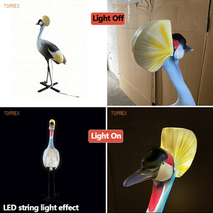 Lámpara LED con Escultura de Pájaro de Resina Impermeable para el Día del Niño, Zoológico, Parque, Hotel, Plaza al Aire Libre, CE ROHS IP65, Directo de Fábrica - Product Image 4