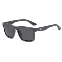 Lunettes de soleil polarisées carrées vintage de luxe tendance, haute qualité, personnalisables, pour hommes et femmes, par le fabricant.