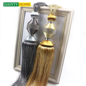 Trang Trí Nội Thất Phụ Kiện Rèm Bán Buôn Trang Trí Pha Lê Tiebacks Rèm Và Tua - Product Image 2