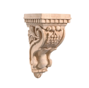 Traditionele Artistieke Houtsnijwerk Consoles Constructie Verfraaiing Deurbeugels Muur Accessoire Plank Buitenkant Hout Corbel - Product Image 2