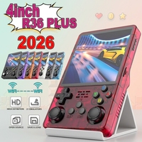 Nouvelle console de jeu portable rétro Air Version R36S Plus, classique, mini, fonctionnement fluide, 10000 jeux intégrés pour PSP
