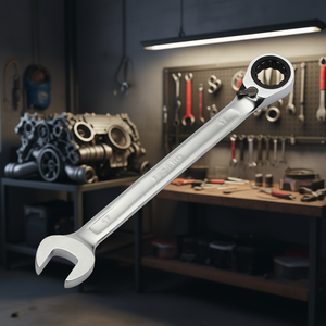 Clé à molette combinée Fasano 17 mm à tête réglable, outil de réparation automobile - Product Image 3