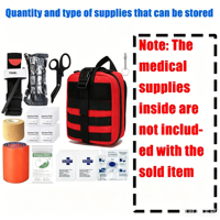 Bolsa Táctica Portátil: Estuche de Almacenamiento para Equipo de Supervivencia al Aire Libre, Kit Organizador Multiusos para Emergencias y Aventuras