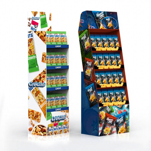 Maßgefertigter Haken-Pegboard POP Wellpappe-Bodendisplay für Tierfutter & Tierbedarf im Einzelhandel - Product Image 1