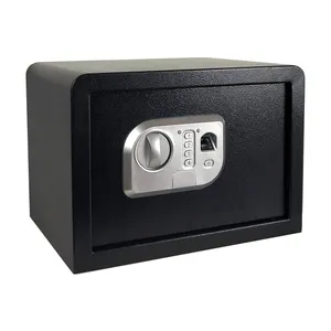 biometric fingerprint safe lock box,fingerprint safety deposit box, metal hotel safe cabinet