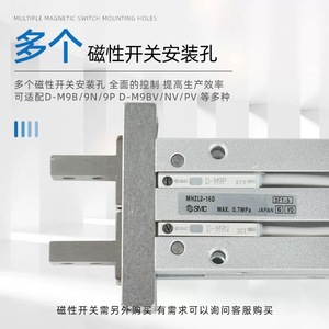 SMC Pince à doigts parallèles MHZ2/MHZL2 6D 10D 16D 20D 25D 32D 40D Cylindre en acier inoxydable à simple action - Product Image 4