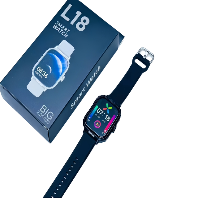 2025 New Private Model L18 Smart Watch AI Voice Assistant BT Connectivity Fitness Tracker Heart Rate Monitor Call Message IP67
