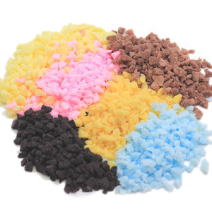 Simulation de chocolat en argile visqueuse, couleur rose, 24 pièces, fournitures de remplissage, jouets de décoration, gâteau bonbons, <span class=keywords><strong>Dessert</strong></span>, boue - Product Image 1