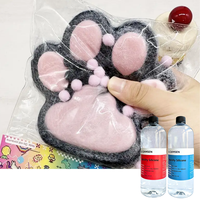 Vente en gros de caoutchouc de silicone liquide RTV 2 de qualité alimentaire, super souple, gel Taba Squishy pour la fabrication de jouets à presser en forme de patte de chat DIY