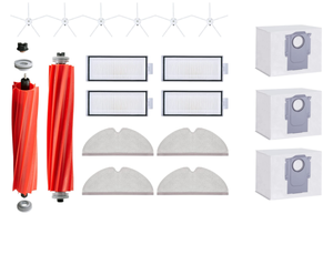 Bộ phụ kiện chổi chính, chổi phụ, khăn lau, bộ lọc dành cho robot hút bụi Xiaomi Roborock Q7 Q7 Max + T8 - Product Image 2