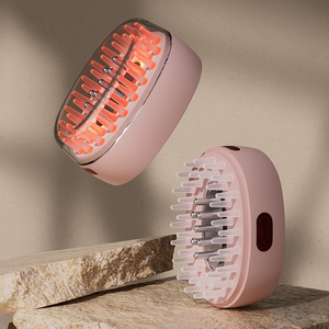 Pettine Massaggiante Elettrico Portatile con Vibrazione, 7 Colori Terapeutici, Applicatore di Olio per Cuoio Capelluto, Massaggiatore per la Crescita dei Capelli e Anti-Caduta - Product Image 1
