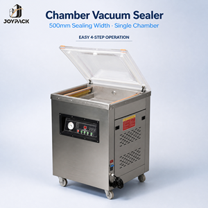 Machine d'emballage <span class=keywords><strong>sous</strong></span> vide grand format DZ-500 avec barre de scellage de 500 mm et bac en acier inoxydable 201 - Product Image 1