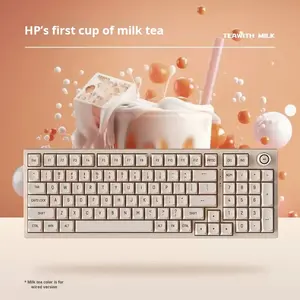 Para nuevo teclado mecánico USB con cable RGB retroiluminado portátil Compatible con interruptor azul oficina de negocios juegos en casa - Product Image 3