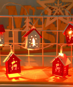 Guirlande lumineuse de Noël rouge créative à LED pour jardin, arbre, cabane en bois, patio <span class=keywords><strong>et</strong></span> éclairage décoratif de vacances - Product Image 5