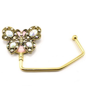 Decorative Brass Butterfly Wall Hook Gold Flower <b>Key</b> Holder Clothes <b>Hanger</b> for Home Entryway Metal Craft Gifts - Product Image 4