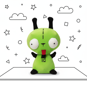 Peluche Cane <span class=keywords><strong>Alieno</strong></span> Invader di Tendenza, Design Creativo e Bizzarro, Regalo Virale per i Social Media, Personalizzazione OEM Accettata - Product Image 1