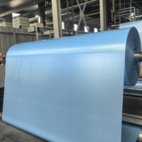 Lona de PVC Impermeable de Alta Resistencia con Recubrimiento de Cuchilla, Fabricada para Cubiertas Industriales y Refugios Resistentes a la Intemperie