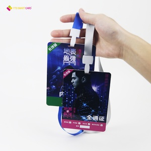 ป้ายชื่อเคลือบลามิเนตแบบกำหนดเองพร้อมสายคล้องคอสำหรับงานอีเว้นท์ บัตรผ่านหลังเวทีวีไอพี และนามบัตร - Product Image 3