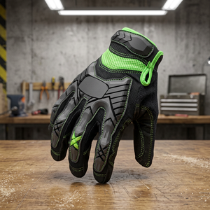 Gants jetables noirs en nylon texturé épais 6 mil, anti-choc, sans poudre, robustes, pour salon de beauté - Product Image 5