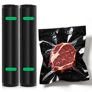Sac plastique sous vide personnalisé simple face texturé gaufré en LDPE/Nylon <span class=keywords><strong>de</strong></span> qualité alimentaire pour bœuf fumé, <span class=keywords><strong>jambon</strong></span>, salade, sushi, aliments pour animaux, gelée - Product Image 3