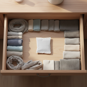Sacchetto Ecologico di Carbone Attivo di Bambù, Assorbitore di Odori Naturale <span class=keywords><strong>per</strong></span> <span class=keywords><strong>la</strong></span> <span class=keywords><strong>Casa</strong></span>, Deodorante ed Eliminatore di Umidità - Product Image 1