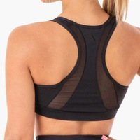Soutien-gorge de yoga en maille sexy de haute qualité personnalisé ensemble de leggings assortis costume de femme vêtements de sport de course à pied haut et pantalon de soutien-gorge de yoga
